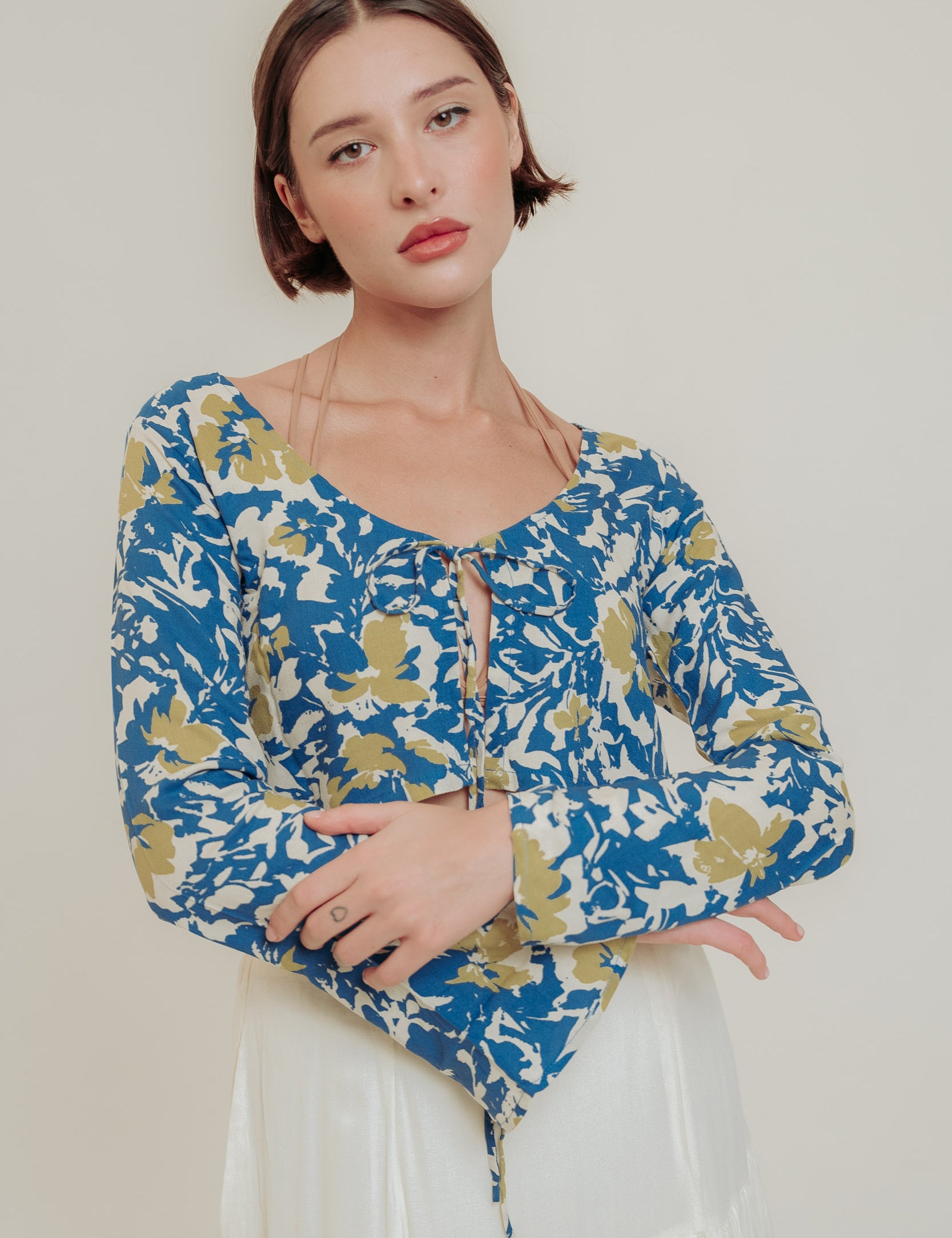 Floral 2-way Cardigan