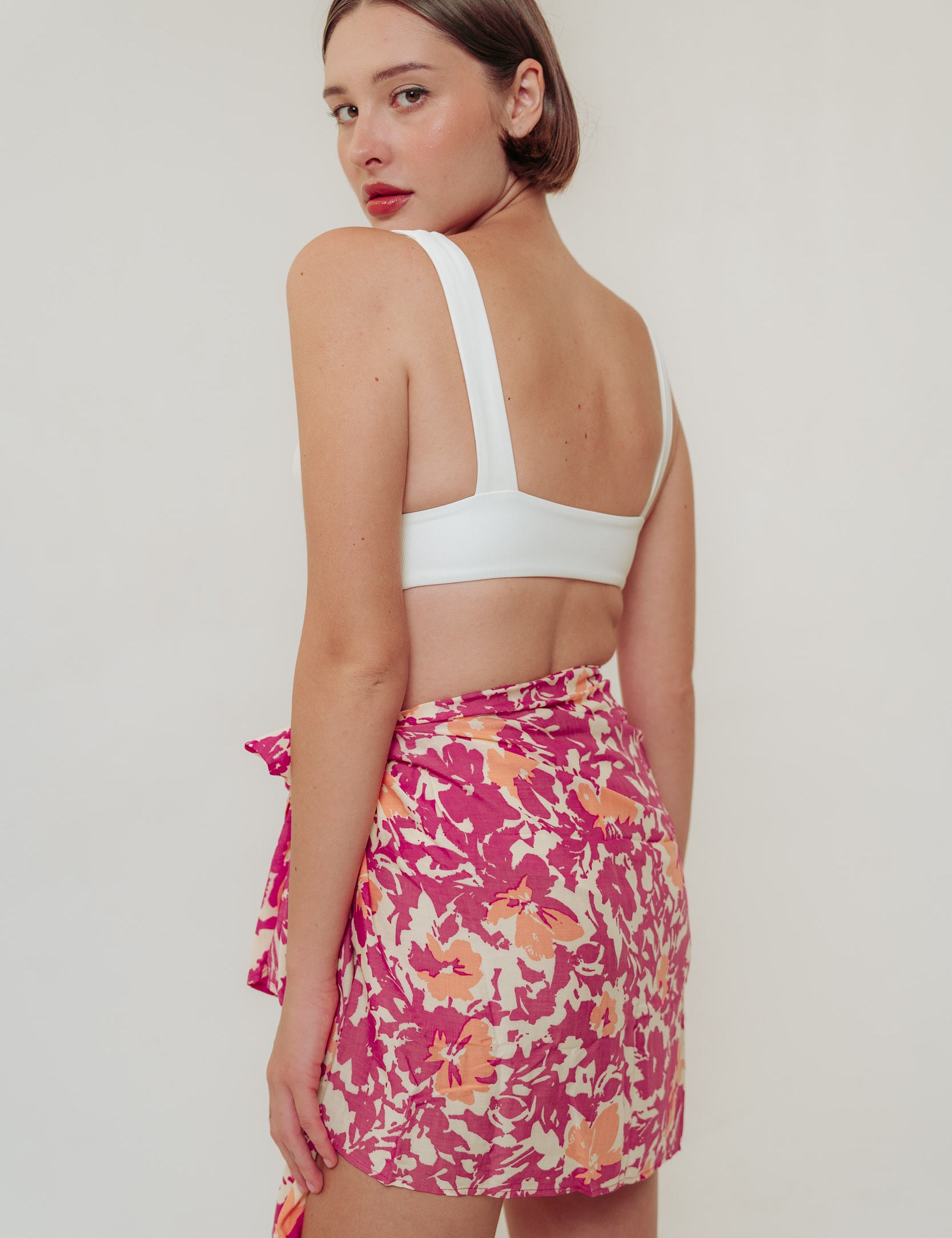 Floral Short Pareo