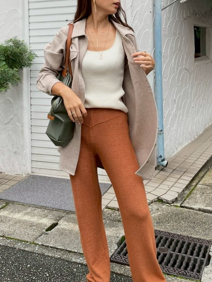 Simple Relaxed knit pants